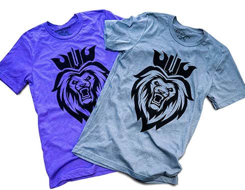 Screen Printing Lion Shirt