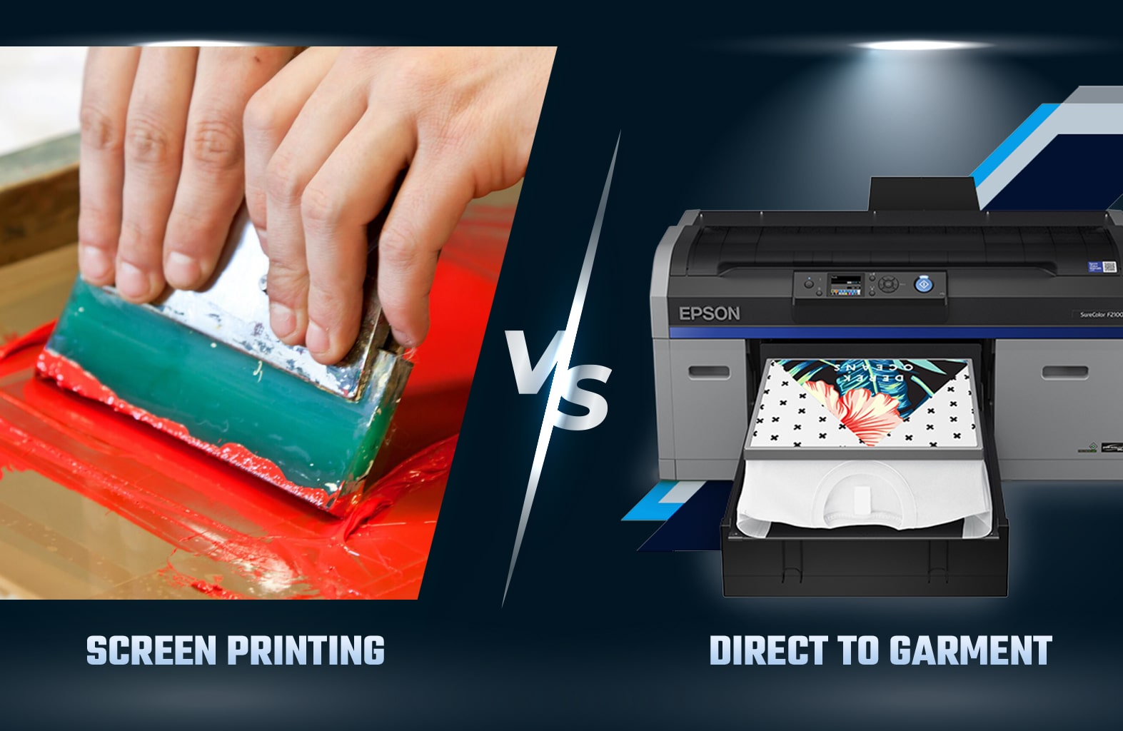 Screen Printing VS Direct To Garment