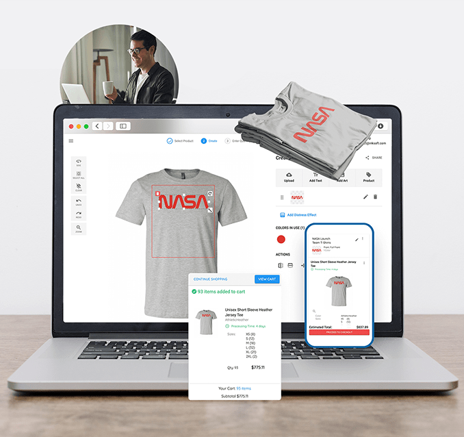 Online shirt designer